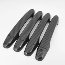 For Honda Civic CR-V 2012 2013 2014 2015 2016 Chrome Carbon Fiber Car Door Handle Covers Trim Styling Accessories