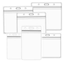 1pcs Waterproof Transparent Card Holder Plastic Id Card Badge Holders Case To Protect Credit Cards Card Protector Cardholder