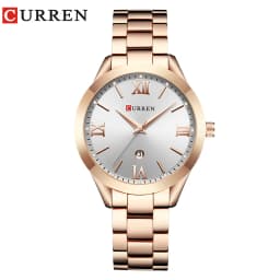 CURREN Ladies Watch For Women Fashion Retro Female Waterproof Watch Steel Quartz Watch For Women Christmas Relógio Feminino 9007