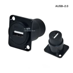 1pc High quality D type module base audio video multimedia socket XLR BNC USB 3.0 Jack 3.5/6.35 RCA RJ45 CAT5 CAT6A data mouble