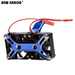 NEW ENRON Aluminum Alloy & Plastic 4985 1717 Motor Cooling Fan Cover Heat Sink for 1/5 RC Car TRAXXAS X-MAXX 6S 8S ARRMA