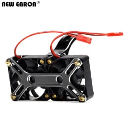 NEW ENRON Aluminum Alloy & Plastic 4985 1717 Motor Cooling Fan Cover Heat Sink for 1/5 RC Car TRAXXAS X-MAXX 6S 8S ARRMA