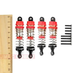 Wltoys Upgraded Shock Absorber 1/12 Front / Rear Metal Spring Damper For 124016/124017/124018/124019 RC Car Spare Parts