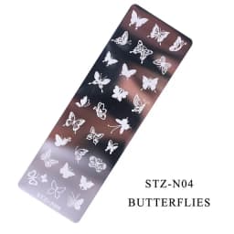 12Designs Retro Flower Butterfly Nail Art Templates Stamping Plate Snowflake Animal Lace Stamp Templates Plate Image Decor Tools
