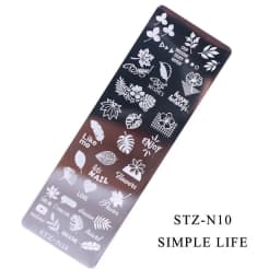 12Designs Retro Flower Butterfly Nail Art Templates Stamping Plate Snowflake Animal Lace Stamp Templates Plate Image Decor Tools