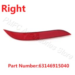 PMFC Rear Bumper Reflector Light Brake Light For BMW 5 Series E60 525i 528i 530i 535i 545i 2003-2007 63146915039 63146915040