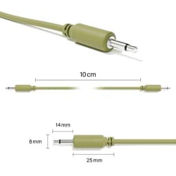 ExcelValley - Multi Color Pack - Mono Modular Patch Cables - TS 3.5mm 1/8" for Eurorack Synthesizer