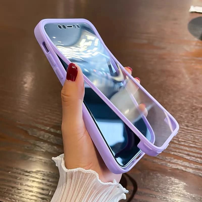 Luxury 360 Full Body Front+Back Clear Case For iPhone 18 17 16 15 14 13 11 12 Pro Max XS 7 Plus Silicone Bumper Shockproof Cover