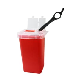 Barber Shop Accessories Feather Razor Blade Disposal Case Trash Can Easy to Be Cleaned Disposable Recycling Bin Box