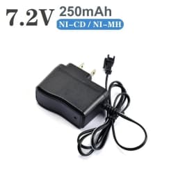 7.2V Battery Charger for NiCd NiMH Battery Input 100V-240V with Tamiya KET-2P Plug Charger for RC Toys 7.2V Charger with SM Plug