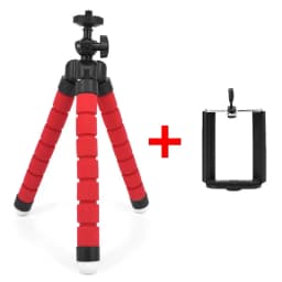 Mini Flexible Sponge Octopus Tripod for IPhone Samsung Xiaomi Huawei Mobile Phone Smartphone for Gopro 9 8 7 Camera Phone