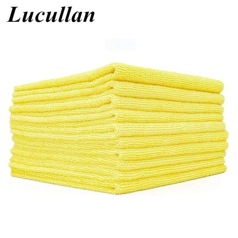 Lucullan 10 Pack Wholesale Link For Basic Model 40X40CM 300GSM Edgeless Towel Use In Car Care Coating, Waxing, Detailing