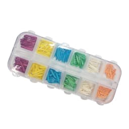 240pcs/box Dental Wooden Wedges Dental Materials Colorful Disposable Fixing Wedges Interdental Composite