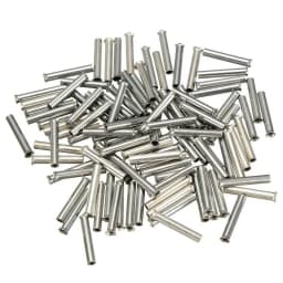 500/300/100pcs Non-Insulated Wire Connector Ferrules Electrical Cable Terminal Copper Bare Tinned Crimp Terminal 0.5mm2-16mm2
