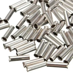 500/300/100pcs Non-Insulated Wire Connector Ferrules Electrical Cable Terminal Copper Bare Tinned Crimp Terminal 0.5mm2-16mm2