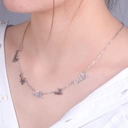 Sipuris Custom Multiple Names Necklace Family Nameplated Golden Choker Stainless Steel Necklace Jewelry Chain Pendant Gifts