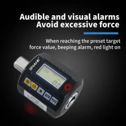 SHAHE Adjustable 1/2'' Digital Torque Gauge For Bicycle Car Repair Digital Torque Adapter Electronic Torque Meter Hand Tools