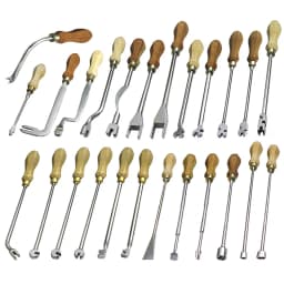 HUATOOL Piano Tuning Trimming Tool 1810, Keyboard Pin Multi-Accent Head Bracket Bend Hook, Piano Repair Maintenance Spare Parts