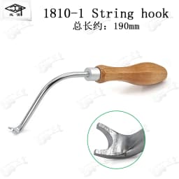 HUATOOL Piano Tuning Trimming Tool 1810, Keyboard Pin Multi-Accent Head Bracket Bend Hook, Piano Repair Maintenance Spare Parts