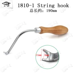 HUATOOL Piano Tuning Trimming Tool 1810, Keyboard Pin Multi-Accent Head Bracket Bend Hook, Piano Repair Maintenance Spare Parts