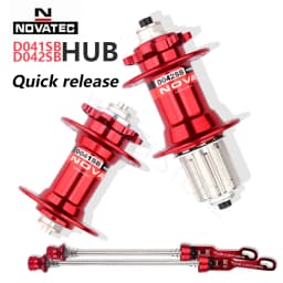 Novatec D041SB D042SB Hub MTB Bicycle Disc Card Brake Hub 28/32/36 Holes Red Black 8/9/10/11 speed Mountain bearing Hubs
