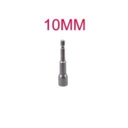 6mm~19mm 1pcs Power Nut Driver Set Magnetic Standard Socket Wrench 65mm 1/4" Hex Shank Power Tools Power Drills Impact Drivers