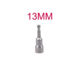 6mm~19mm 1pcs Power Nut Driver Set Magnetic Standard Socket Wrench 65mm 1/4" Hex Shank Power Tools Power Drills Impact Drivers