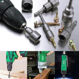 6mm~19mm 1pcs Power Nut Driver Set Magnetic Standard Socket Wrench 65mm 1/4" Hex Shank Power Tools Power Drills Impact Drivers