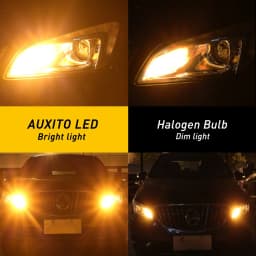 AUXITO 2x 1156 BAU15S PY21W LED Canbus No Hyper Flash BA15S P21W LED Bulb T20 W21W 7740 LED Lamp Bulbs Car Turn Signal Light 12V