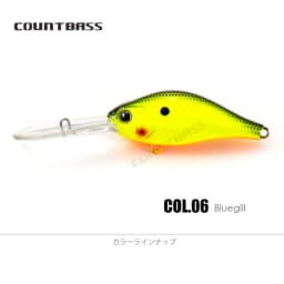 COUNTBASS Crankbait 65mm 14.5g Deep Diver Floating Hardbaits Fishingg Lures Diving Depth 4m Crank Wobblers Angler's Lure