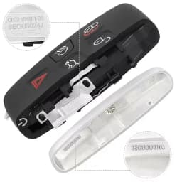 KEYECU Genuine 315/434MHz OEM For Land Rover Range Rover Sport Evoque Vogue Discovery For Jaguar XJ XE XF 2010-2020 Remote Key