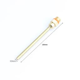 2Pcs/lot Large and Small Diameter Hot Melt Glue Gun Nozzle 2.0x70mm 3.0x50mm 2.0x50mm Pure Copper Long Short Glue Gun Nozzle