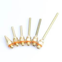 2Pcs/lot Large and Small Diameter Hot Melt Glue Gun Nozzle 2.0x70mm 3.0x50mm 2.0x50mm Pure Copper Long Short Glue Gun Nozzle