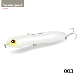 Hunthouse Pencil Fishing Lure Surface Darter Bait 11/13cm Top Quality Pencil Fish Bass Pike Lure Crazy Snake Head Holographic