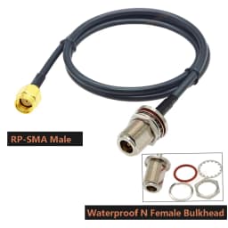 1PCS N to SMA RG58 Cable N Male Female to SMA/ RP-SMA Male RF Coax RG-58 Pigtail 3G 4G 5G LTE Antenna Extension Jumper 10CM~30M