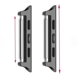 Connector Adapter for Apple Watch Series 6 40mm 49mm Band Connectors for Apple Watch 44mm 45/41mm Stainless Steel 8 7 SE 5 4 3 9