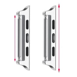 Connector Adapter for Apple Watch Series 6 40mm 49mm Band Connectors for Apple Watch 44mm 45/41mm Stainless Steel 8 7 SE 5 4 3 9