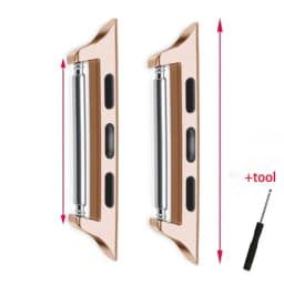 Connector Adapter for Apple Watch Series 6 40mm 49mm Band Connectors for Apple Watch 44mm 45/41mm Stainless Steel 8 7 SE 5 4 3 9