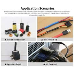 1 Meter 12 Colors 2:1 Heat Shrink Tube Diameter 1 ~ 50mm Polyolefin Insulated Tubing Sleeving Wrap Cable Repair Protect Sleeve