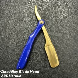 Pro Salon Hair Shaving Razor Zinc Alloy Folding Razor ABS Handle Shaving Eyebrow Shaving Hairdressing With Free 10 Blades