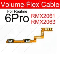 Power Volume Flex Cable For Oppo Realme 6 6i 6Pro 7 7i 7Pro 4G 5G Power Volume Side Key Mini Button Flex Ribbon On Off Parts