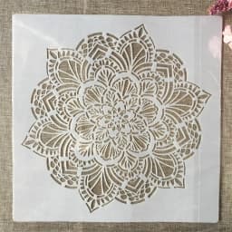 30*30cm Mandala Geometry Taiji DIY Layering Stencils Wall Painting Scrapbook Coloring Embossing Album Decorative Template