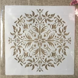 30*30cm Mandala Geometry Taiji DIY Layering Stencils Wall Painting Scrapbook Coloring Embossing Album Decorative Template