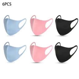 Cool Silk Cotton Face Mouth Mask for Man Woman Washable Reusable Anti Dust Windproof Mouth-muffle Mask Breathable PM2.5 PM042