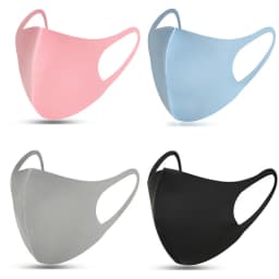Cool Silk Cotton Face Mouth Mask for Man Woman Washable Reusable Anti Dust Windproof Mouth-muffle Mask Breathable PM2.5 PM042