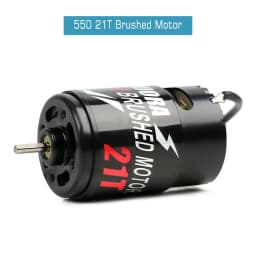 INJORA 550 Brushed Motor Waterproof 12T 21T 29T 35T 55T for 1:10 RC Crawler Axial SCX10 AXI03007 JL 90046 Slash TRX4 TRX6