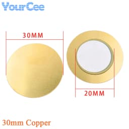 10pcs/lot Piezoelectric Piezo Ceramic Wafer Plate Sounder Buzzer Loudspeaker Sensor Dia 12MM/15MM/18MM/20MM/27MM/35MM/50MM/23MM