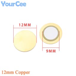 10pcs/lot Piezoelectric Piezo Ceramic Wafer Plate Sounder Buzzer Loudspeaker Sensor Dia 12MM/15MM/18MM/20MM/27MM/35MM/50MM/23MM