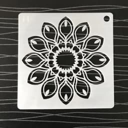48pcs/set Mandala Stencils DIY Painting Scrapbook Coloring Embossing Album Decor