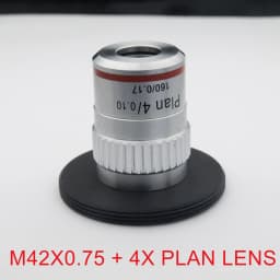 Microscope Objective RMS Thread Transfer to M42 x0.75 / M42x1 Interface Adapter Ring for Olympus microscopio